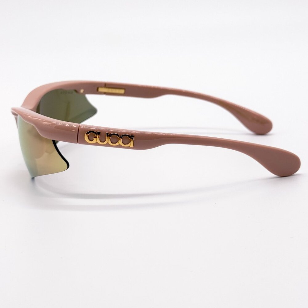 NEW GUCCI GG1774S 004 PINK MIRROR MASK UNISEX SUNGLASSES GUCCI - Picture 5 of 12